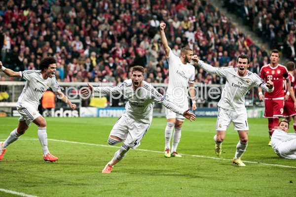 Sergio Ramos Celebrating Champions League 2014