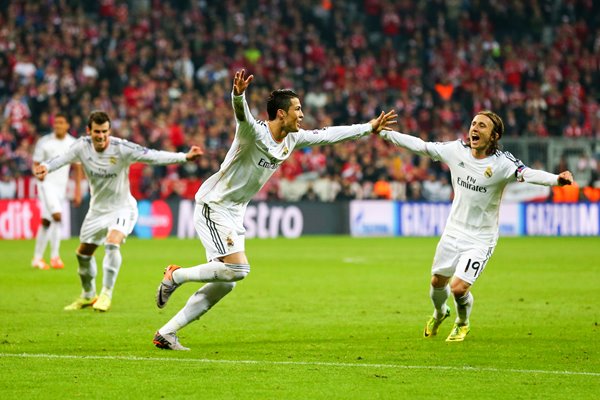 Cristiano Ronaldo Celebration Champions League 2014