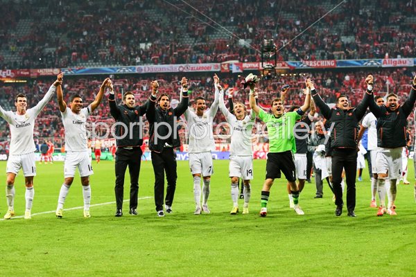 Real Madrid Celebrating Champions League 2014