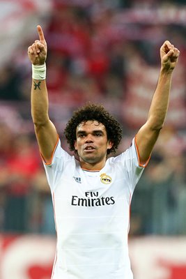 Pepe Celebrating Champions League Semi Final 2014
