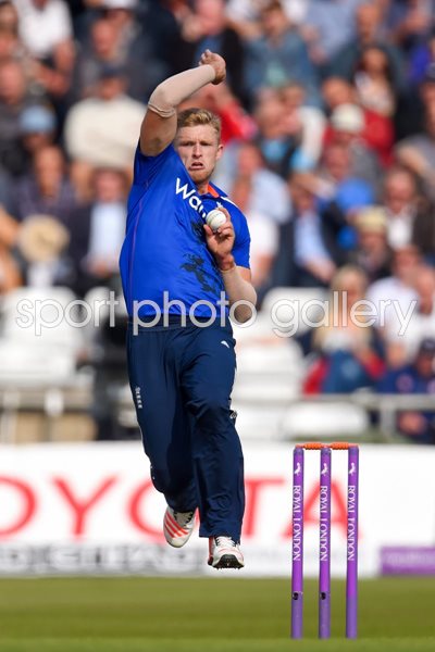 David Willey England v Australia Headingley ODI 2015