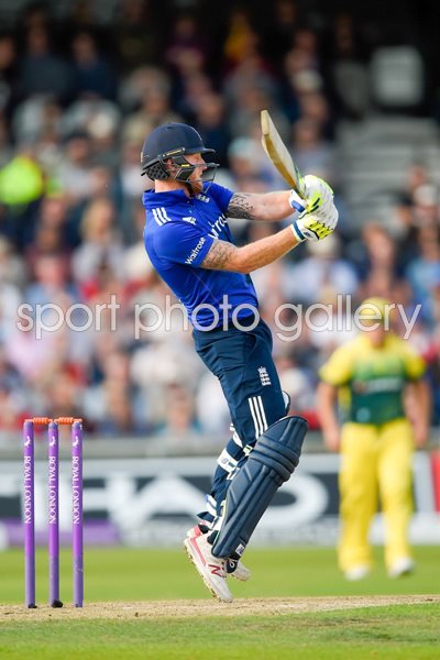 Ben Stokes England v Australia ODI Leeds 2015