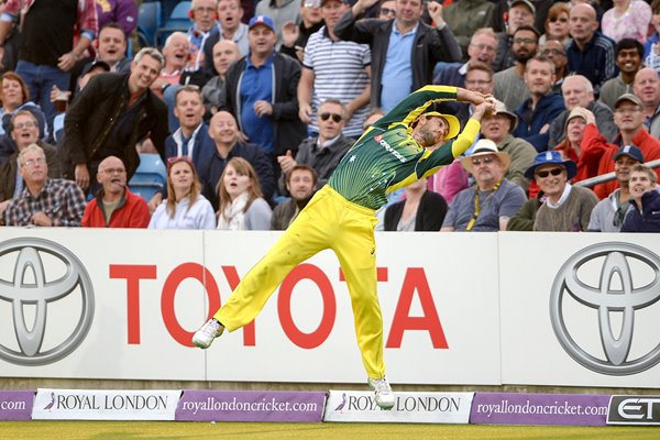 Glenn Maxwell Australia Boundary Catch Headingley 2015