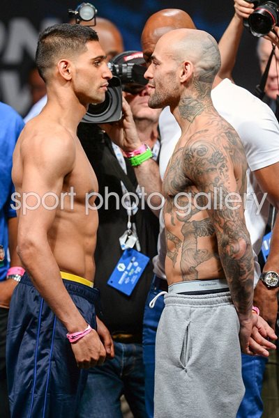 Amir Khan Luis Collazo Weigh-In 2014