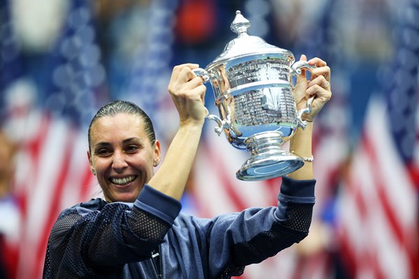 Flavia Pennetta 2015 US Open Trophy