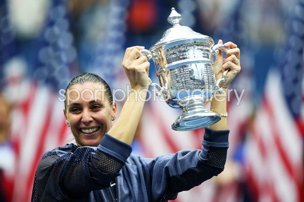 Flavia Pennetta 2015 US Open Trophy
