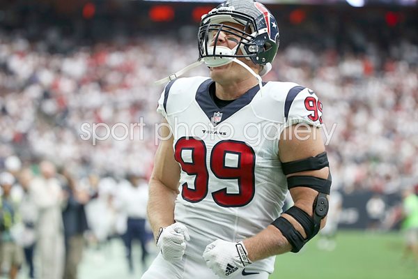 J.J. Watt Houston Texans screams in celebration