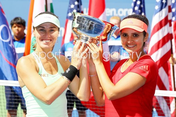 Martina Hingis and Sania Mirza US Open Champions