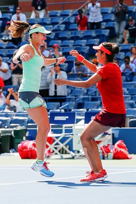  Martina Hingis Sania Mirza US Open Women's Doubles Winners