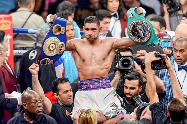 Amir Khan celebrating 2014