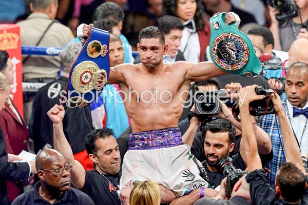 Amir Khan celebrating 2014