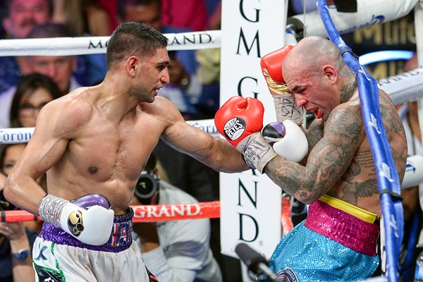 Amir Khan v Luis Collazo 2014