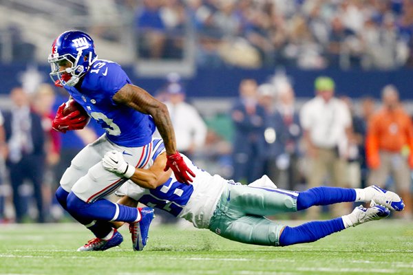 Odell Beckham New York Giants v Tyler Patmon Dallas Cowboys