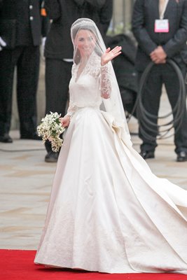 Royal Wedding Photos - Kate Middleton arrives