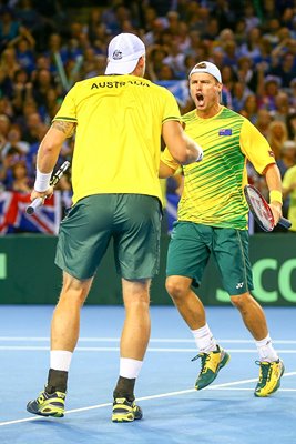 Lleyton Hewitt & Sam Groth Australia Davis Cup 2015