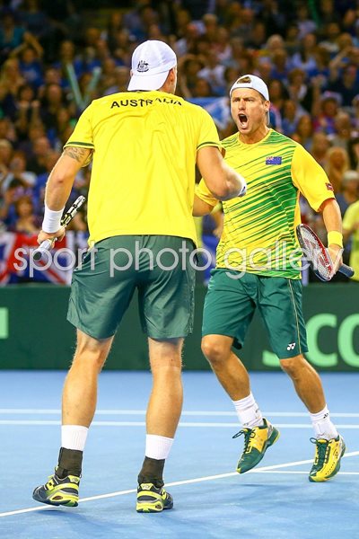 Lleyton Hewitt & Sam Groth Australia Davis Cup 2015