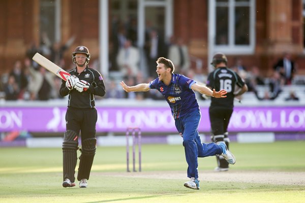 David Payne Royal London Cup Final Winning Wicket 2015