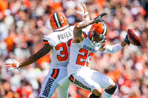 Jordan Poyer and Joe Haden Cleveland Browns