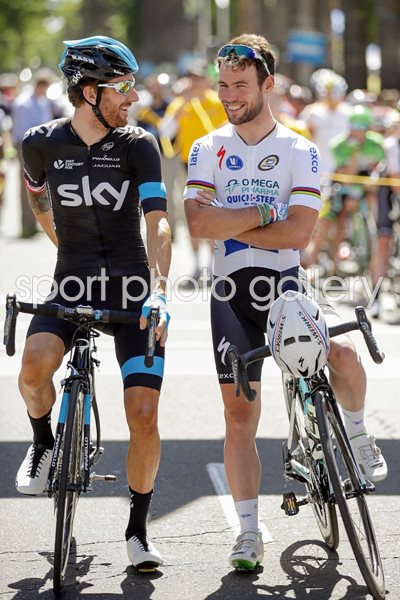Sir Bradley Wiggins Mark Cavendish Tour of California