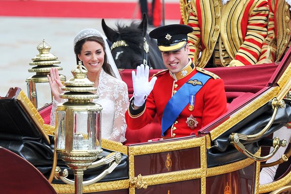 Royal Wedding - Carriage Procession To Buckingham Palace