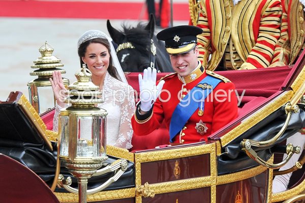 Royal Wedding - Carriage Procession To Buckingham Palace