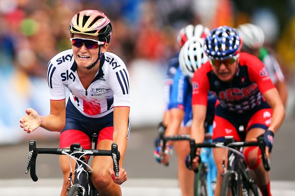 Elizabeth Armitstead Great Britain wins Road Race