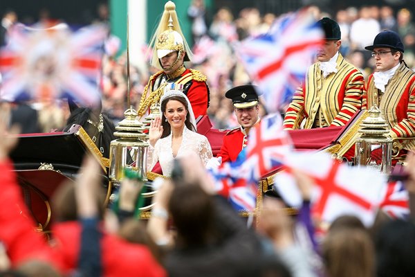 Royal Wedding - Carriage Procession To Buckingham Palace