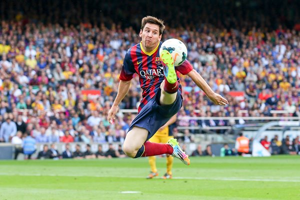 Lionel Messi Barcelona v Atletico 2014