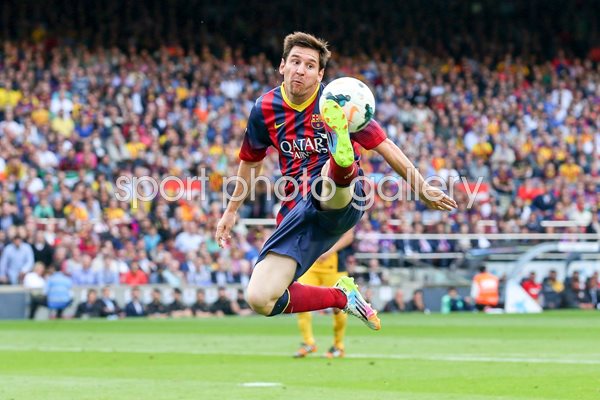 Lionel Messi Barcelona v Atletico 2014