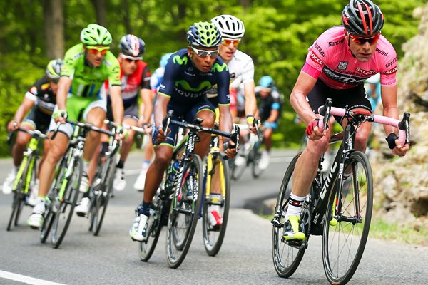 Cadel Evans and Nairo Quintana 2014 Giro d'Italia 