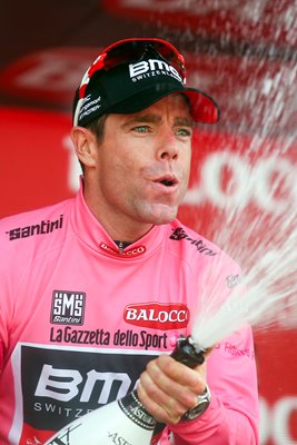 Cadel Evans Pink Jersey 2014 Giro d'Italia 