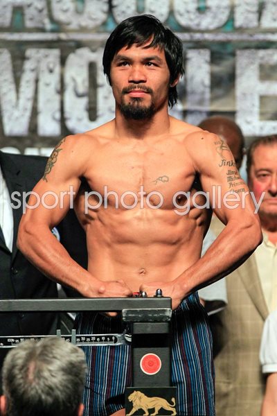 Manny Pacquiao v Shane Mosley - Weigh-In