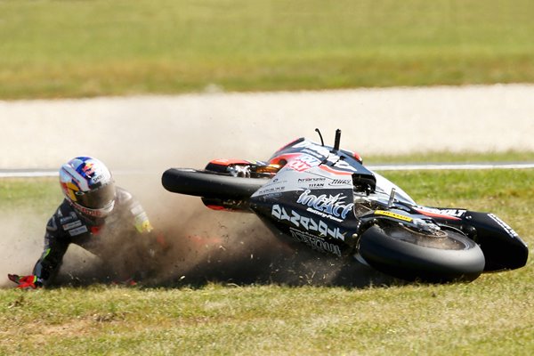 Sandro Cortese crash 