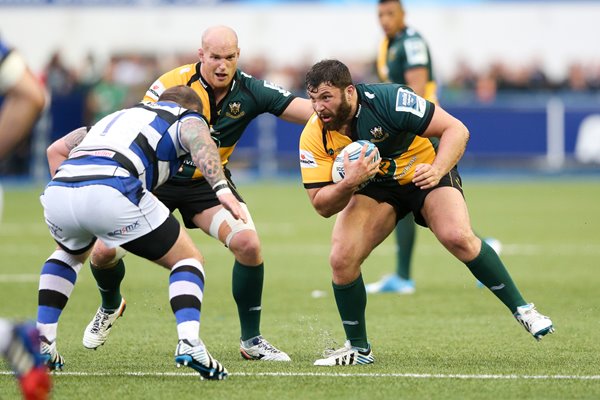 Alex Corbisiero Northampton Saints Amlin Challenge Cup Final 2014