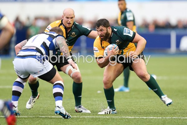 Alex Corbisiero Northampton Saints Amlin Challenge Cup Final 2014