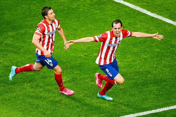 Atletico Madrid Diego Godin Champions League Final 2014