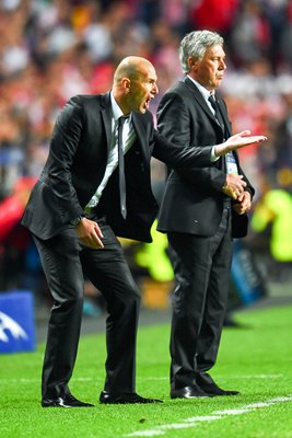 Zinedene Zidane Carlo Ancelotti Champions League Final 2014