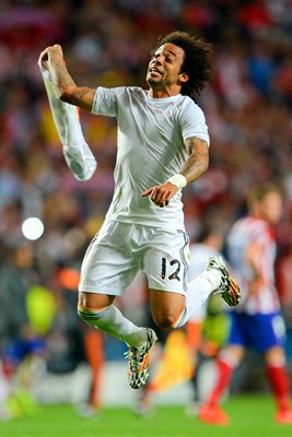 Marcelo Real Madrid Win Champions League Final 2014