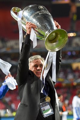 Carlo Ancelotti Real Madrid Champions League Winner 2014