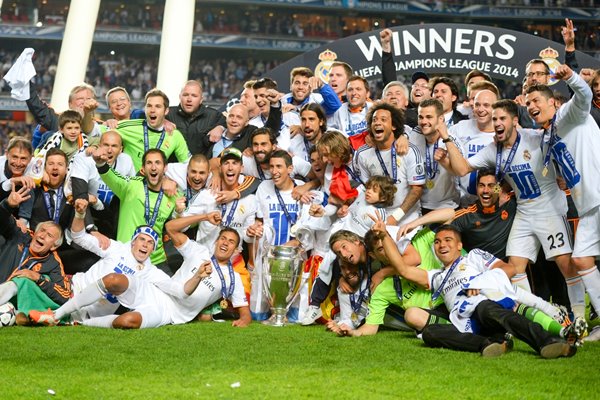 Real Madrid Celebrating La Decima Champions League 2014