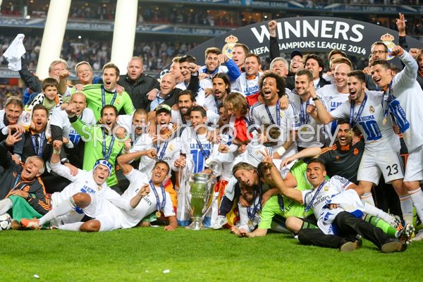 Real Madrid Celebrating La Decima Champions League 2014