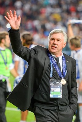 Carlo Ancelotti Real Madrid coach Champions League Final 2014