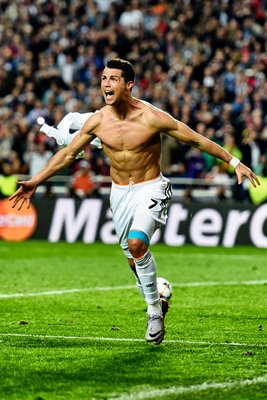 Cristiano Ronaldo Goal Celebration Champions League Final 2014
