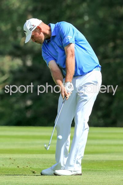 Thomas Bjorn Approach Shot PGA Wentworth 2014