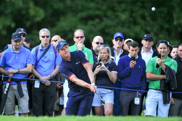 Luke Donald Approach Shot PGA Wentworth 2014