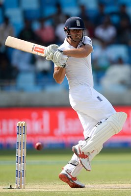 Alastair Cook England v Pakistan Dubai 2015