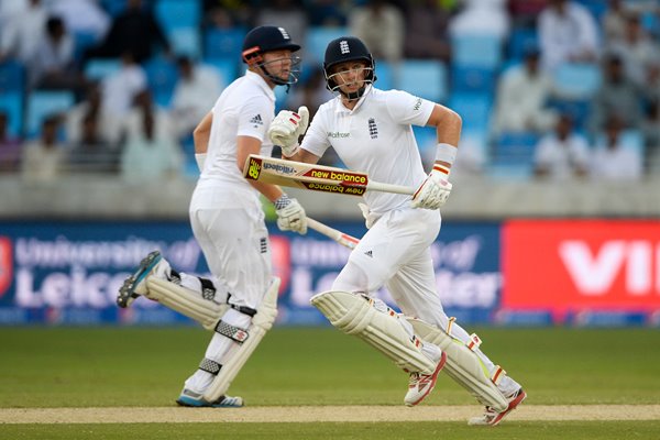 Joe Root & Jonny Bairstow England Dubai 2015