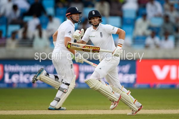 Joe Root & Jonny Bairstow England Dubai 2015