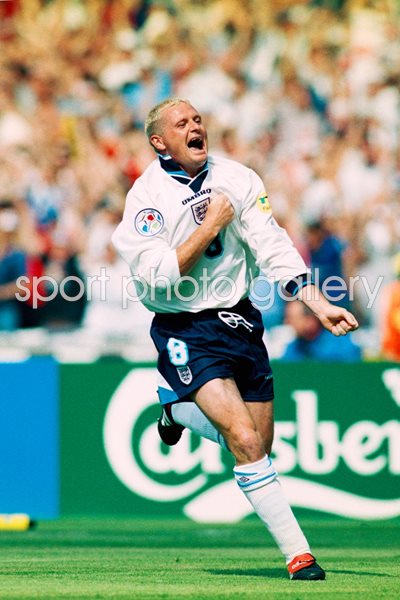 Paul Gascoigne England v Scotland Wembley Euro 1996