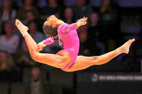 Gabrielle Douglas USA World Gymnastics Glasgow 2015